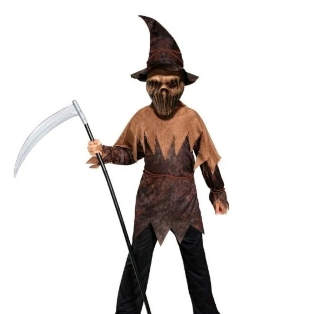 Corn Goblin Halloween Costume Children Unisex Size Small 6-7 Medium 8 New